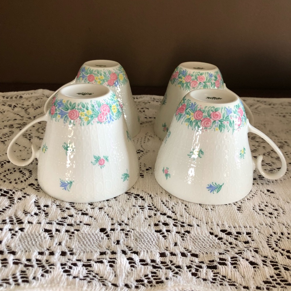 Rosenthal Germany China Teacups Garland Pattern